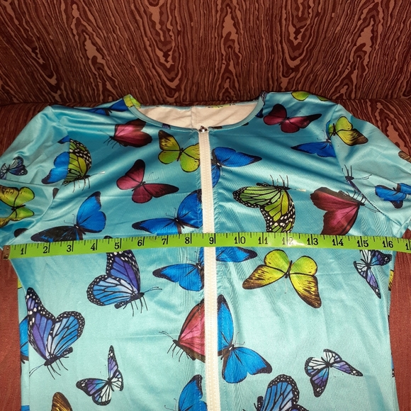 NWOR BUTTERFLY PAJAMAS WITH ZIP CLOSURE YOUTH - Picture 7 of 8